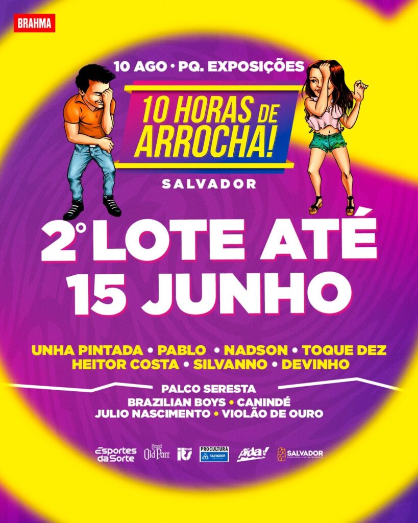 Festival 10 Horas de Arrocha anuncia virada de lote dia 15 de junho